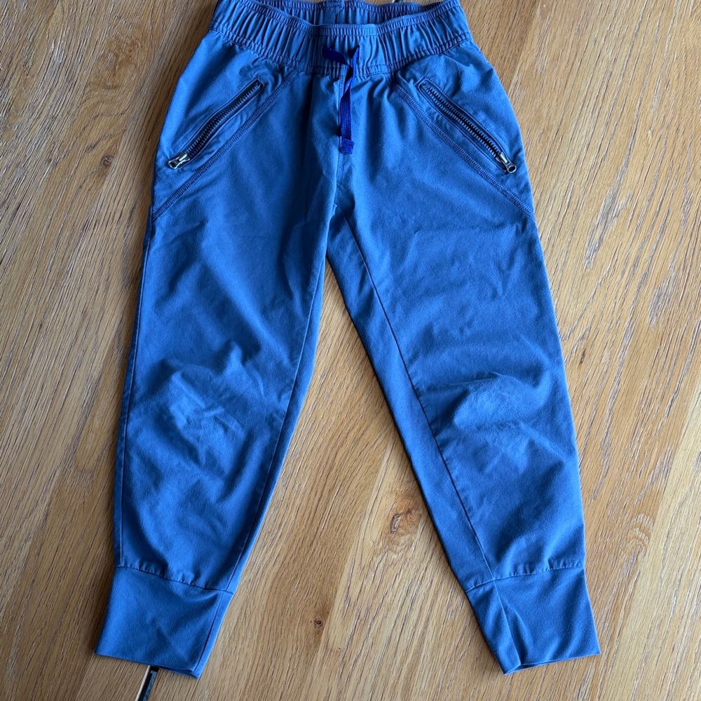 PATAGONIA Kids Blue Joggers with Zipper Pockets
